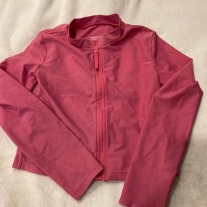 Gapkid’s XL(12) regular long sleeve pink rash guard full zipper